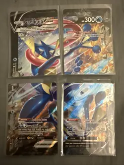 Greninja V-UNION Pokemon Sword & Shield Promo SWSH155-158 Set of 4 - B - Image 1