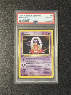 PSA 8 💎 JYNX #31 FIRST EDITION GERMAN - 1999 POKEMON JBASE SET - Image 1