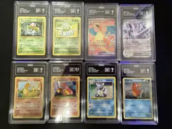 Pokemon TCG TAG Bulk Graded Slab Lot - Charizard And Starters TCG Classic Holos - Image 1