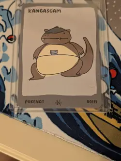 Pokenots Kangascam 0018 Dysfunctional Passholder Pokenots 151 NM Pokemon Card - Image 3
