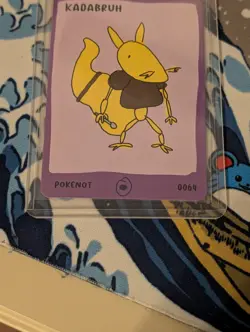 Dysfunctional Passholders Pokenots 151 Kadabruh 0064 Kadabra Pokemon Card NM - Image 3