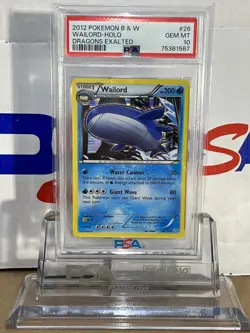 2012 Pokemon Dragons Exalted Wailord Holo 26/124 PSA 10 GEM MT 🔥LOW POP! 20🔥 - Image 1