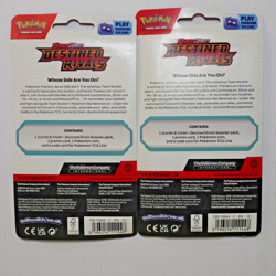 Pokemon TCG Destined Rivals Single Blister (x2) Eevee + Zarude Promos New Sealed - Image 2