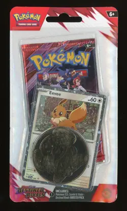 Pokemon Destined Rivals Single Booster Blister Pack (Eevee) Factory Sealed NEW - Image 1