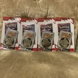 Pokemon Cards TCG Destined Rivals EEVEE Checklane Booster Blister Packs NEW X4 - Image 1