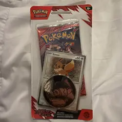 Pokemon TCG Destined Rivals Blister Pack 1 Booster Pack Eevee Promo Factory Seal - Image 1