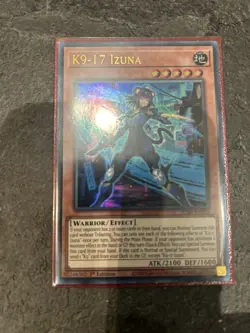 YUGIOH 1st Ed JUSH-EN031 ULTRA RARE K9-17 IZUNA - Image 1