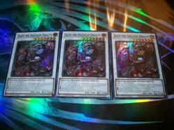 3x Zalen the Shackled Dragon 1st Edition Super Rare BPRO-EN042 Yu-Gi-Oh! - Image 1