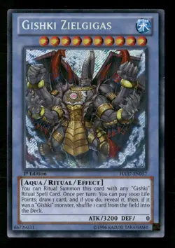 Gishki Zielgigas #HA07-EN057 Yugioh 1st Edition Secret Rare - Image 1