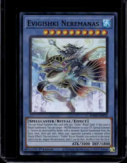 Yugioh! Evigishki Neremanas PHHY-EN032 Super Rare 1st Edition - Image 1