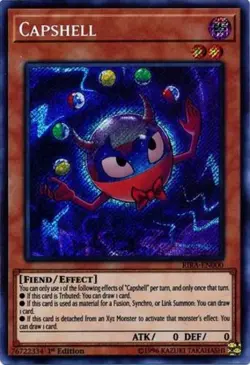 Lightly Played, English Yu Gi Oh Capshell - RIRA-EN000 - Secret Rare - 1st Editi - Image 1