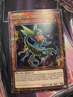 Predaplant Ophrys Scorpio MP24-EN041 Quarter Century Secret Rare NM 1st Yugioh - Image 1