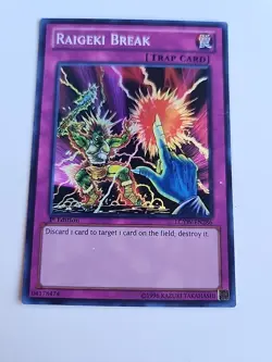 Yugioh Raigeki Break LCYW-EN286 (Super Rare) 1st Edition #Y6 - Image 1
