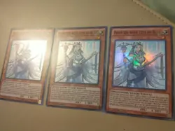 Yugioh! Priestess with Eyes of Blue SHVI x3 Playset Super Rare 1st Edition NM - Image 1