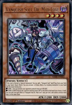 Vanquish Soul Dr. Mad Love - Ultra Rare 1st Edition RA04-EN045 - NM - YuGiOh - Image 1