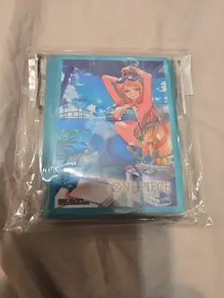 One Piece TCG Official Card Sleeves Vol 4 Nami 70 Count Sealed - Image 1