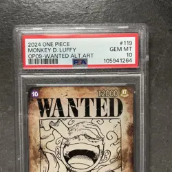 Monkey.D.Luffy (Wanted Poster) OP05-119 Emperors in the New World Foil - Image 2