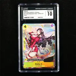 CGC 10 GEM MINT 2025 One Piece CHN Baby 5 OP12-112 R - Image 2