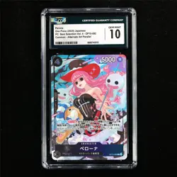 CGC 10 GEM MINT 2025 One Piece JPN Perona OP10-092 C (Alt Art) - Image 2