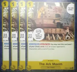 One Piece TCG - 4er Playset - OP06-117 The Ark Maxim C/EN/NM - Image 1