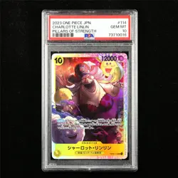 PSA 10 GEM MT 2023 One Piece JPN Charlotte Linlin OP03-114 SR - Image 1