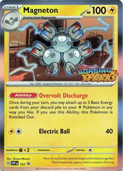 Pokemon Magneton - Holo SV: Scarlet & Violet Promo Cards #153 NM - Image 1