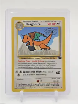 DRAGONITE 1999 POKEMON THE FIRST MOVIE BLACK STAR PROMO #5 - Image 1