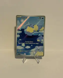 Pokemon TCG Spheal 199/191 SV Surging Sparks Illustration Rare Holo Full Art - Image 1