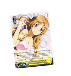 Weiss Schwarz Asuna Lays on the Sofa SAO/S20-E003 R Card NM - Image 1