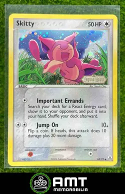 Skitty 2006 Pokemon EX Legend Maker Reverse Holo #64/92 - Image 1