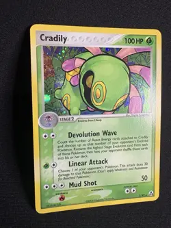 Pokemon TCG Cradily EX Legend Maker Holo Rare Card 3/92 Near Mint Card - Image 3