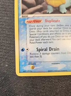 Pokemon Squirtle Ditto Card Delta Species 64/113. Near Mint. - Image 3