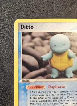 Pokemon Squirtle Ditto Card Delta Species 64/113. Near Mint. - Image 4