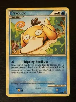 Psyduck Common Non Holo Card 74/102 Triumphant HS Pokemon LP *Free Shipping* - Image 1