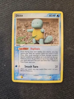 Pokemon Ditto Squirtle Regular Card 40/113 Delta Species - Image 1