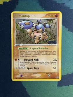 Hitmontop 26/115 Ex Unseen Forces Reverse Holo Foil Rare Stamped Pokemon Card - Image 2