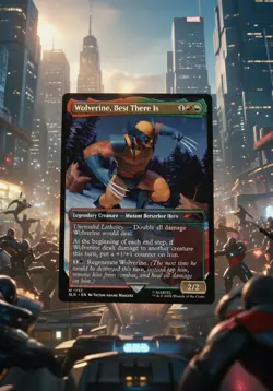 MTG Custom Commander EDH Wolverine, Best There Is Cards Custom Deck Marvel - NM - Image 1