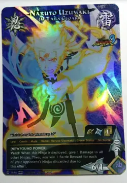 Carte Naruto CCG Collectible Card Game Foil neuf Prism 270 - Image 1