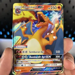 Pokemon Card Charizard GX 159/SM-P Sun & Moon Promo Indonesian Holo 2020 Rare - Image 2