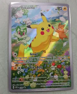 Pikachu 088 Black Star Sv: Scarlet & Violet Promo Cards Holo Near Mint - Image 1