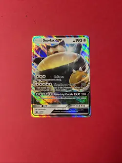 Pokemon TCG Snorlax GX SM05 2016 Sun & Moon Black Star Promo Holo Card - Image 1