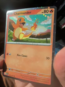 Charmander ASC 020/217 Cosmos Holo SWIRL Promo Ascended Hero’s Pokemon Card - Image 2