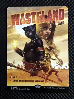 Wasteland, NON-FOIL - Secret Lair Encyclopedia of Magic A-Z MTG NM Card - Image 1
