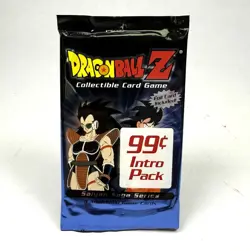DBZ Dragon Ball Z Vintage CCG Saiyan Saga Booster Pack New Sealed 2000 Card Game - Image 1