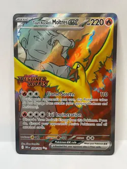 Team Rocket's Moltres ex 208/182 Pokemon TCG Team Rocket's Moltres UPC Promo - Image 1