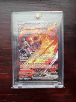 Pokemon TCG Team Rockets Moltres EX#208/182 Destined Rivals SIR - Image 1