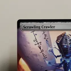 MTG Scrawling Crawler 0486 (Extended Art) Foundations Regular Finish - Image 2
