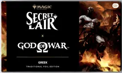 MTG Secret Lair x God of War: Greek & Norse FOIL PlayStation SEALED SHIPS TODAY - Image 1
