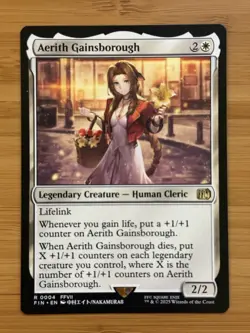 MTG Aerith Gainsborough #4 Magic Final Fantasy Regular Non Foil Rare NM - Image 1