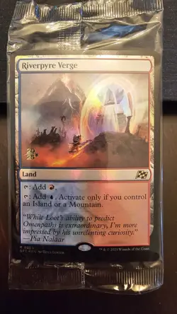 Riverpyre Verge | Foil | Stamped Aetherdrift | MTG Land Mint - Image 1